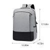 Nylon Travel Computer Backpack With USB Charging Port