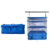 3 Layes Polyester Foldable Travel Storage Bag With Two Hooks