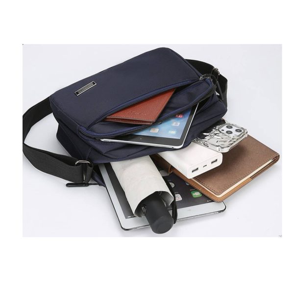 Fashionable Multi-layer Single Shoulder Nylon Crossbody Bag