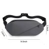 Men's nylon casual crossbody waist bag