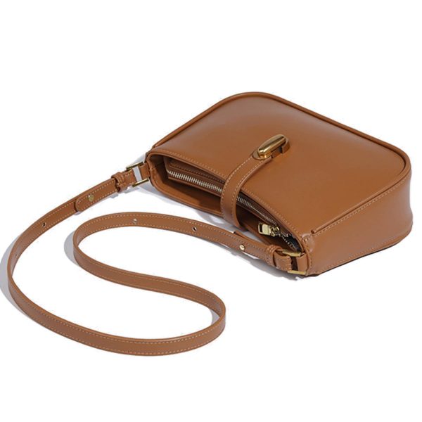 Brown PU Leather Tote Shoulder bags