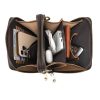 Genuine Leather Men's Casual Small Square Bag