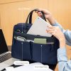 Polyester 15.6 inch handheld crossbody laptop bag