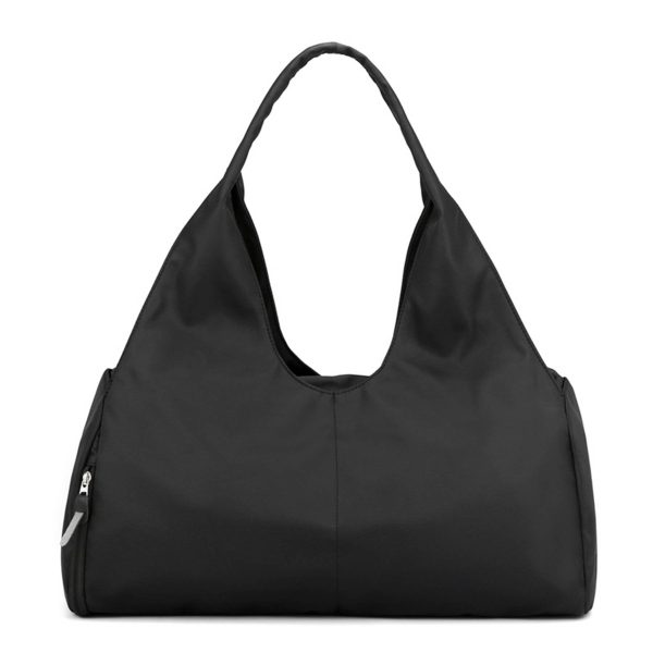 Nylon sports totes bags with shoes compartment for women