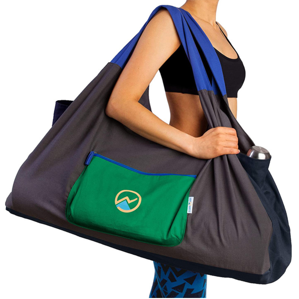 Yoga Mat Bag w/ Sewn-in Matt Holder Straps and 4 Pockets