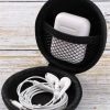 EVA Portable Round Earphone Storage Case