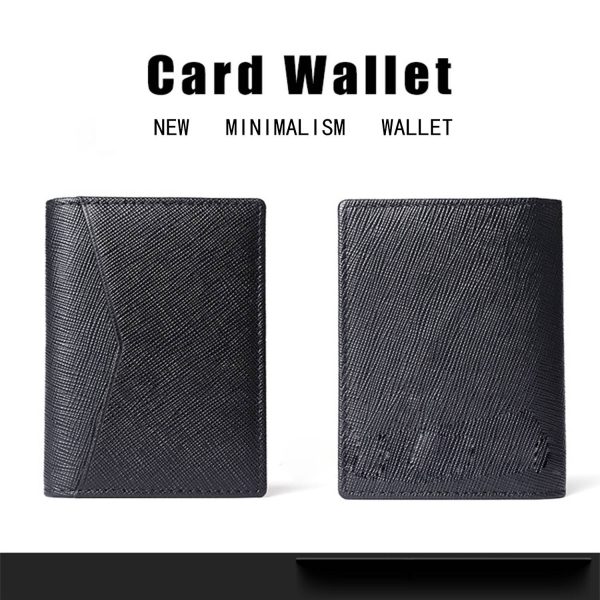Genuine Leather slim business credit card bag