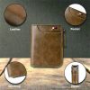 Men'S Genuine Leather Pass Case Wallet