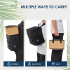 2in1 Double Decker Large Lunch Bag for Men Women
