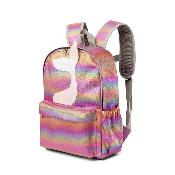 PU Mermaid Backpack Set For Kid