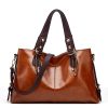 PU Large Capacity Tote Crossbody Bag