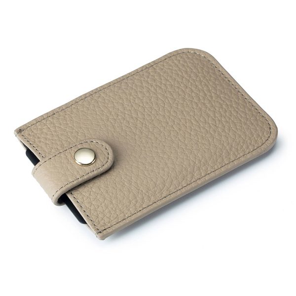 Genuine Leather portable slim coin purse/Wallet card case