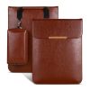 Waterproof Anti-scratch Leather Sleeve with Pouch