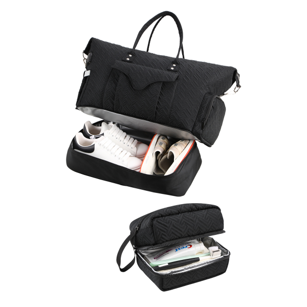 Dry-Wet Separation Fitness Duffel Bag With Usb Charging Port