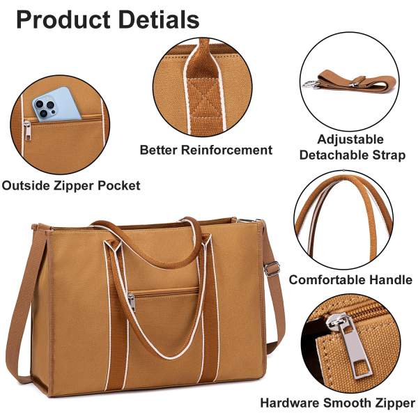 Canvas Shoulder Computer Messenger Tote Bags