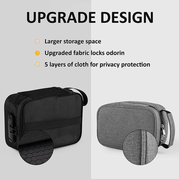 Nylon Portable travel odor-proof storage bag