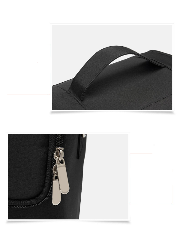 Black Travel Makeup Bag Storage Box For Women