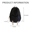 Campus Backpack Large Capacity Travel Daypack For Women