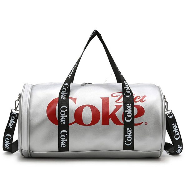 PU Leather Gym Duffel Bag