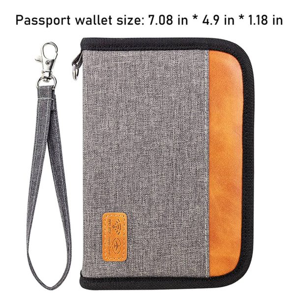 Portable Multi-Functional Waterproof Documents Wallet