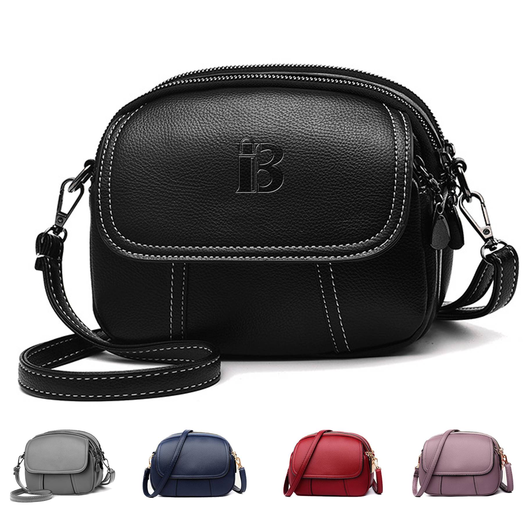 Women's PU Leather Casual Chic Shoulder Crossbody Bag
