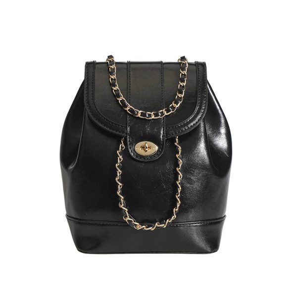 Mini PU Backpack for Women