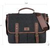 Cavas Vintage Men Briefcases Laptop Messenger Bag