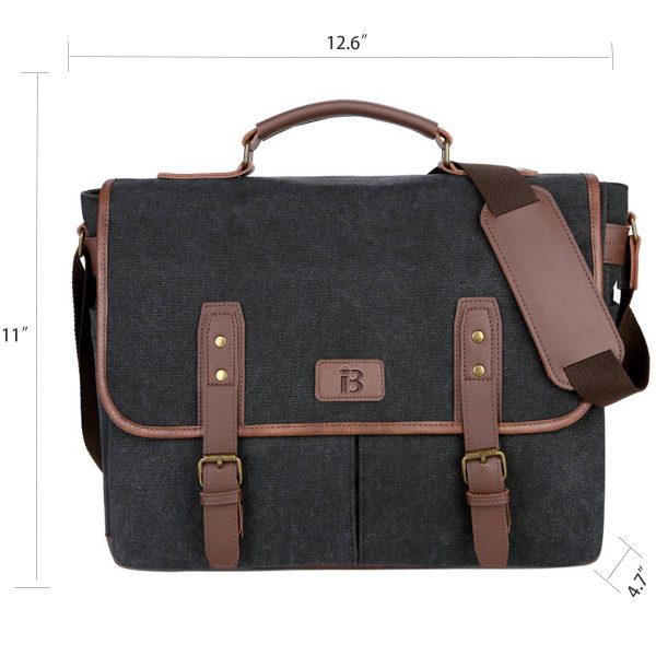 Cavas Vintage Men Briefcases Laptop Messenger Bag