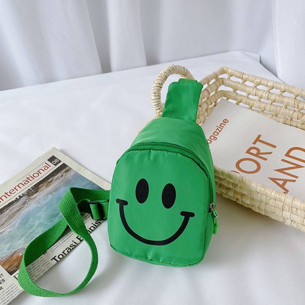 Children's Cute Smiling Face Small Shoulder Bag