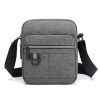 Mini Canvas Portable mobile phone coin Crossbody Bag for Men