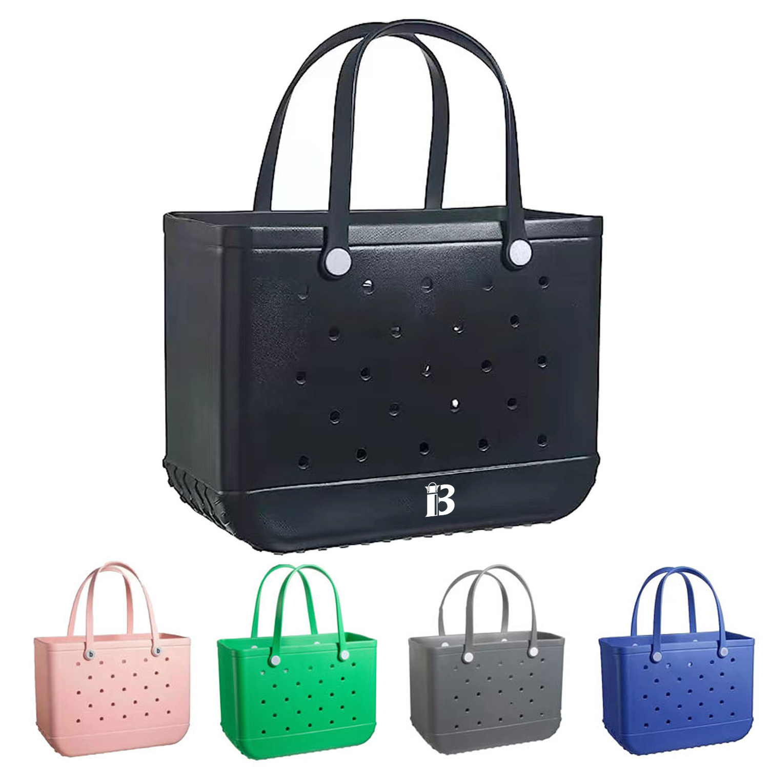 Rubber Beach Tote Bag Basket
