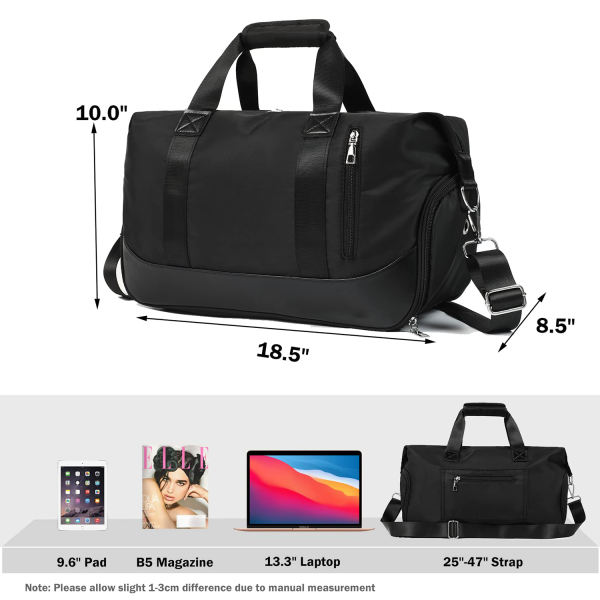 Travel Duffel Bag with Wet Pocket