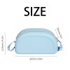 Silicone Pocket cosmetics storage purse bag
