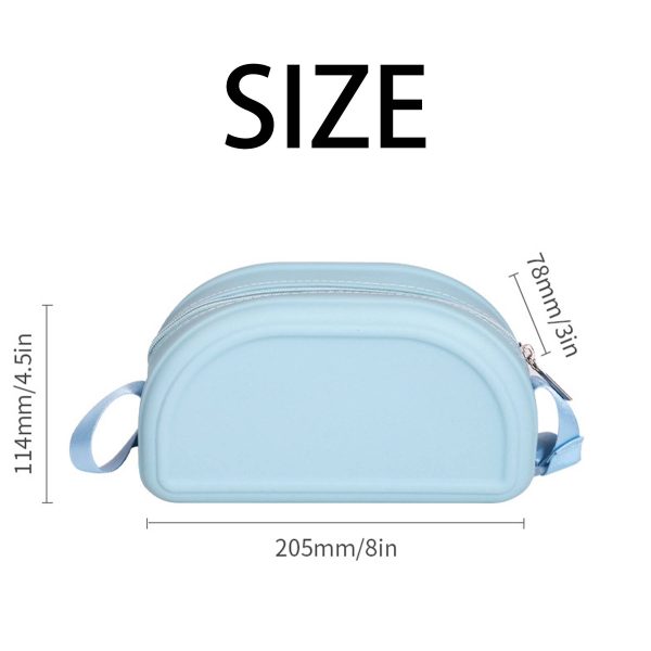 Silicone Pocket cosmetics storage purse bag