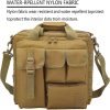 Military Laptop Messenger Multifunction Briefcase for Men
