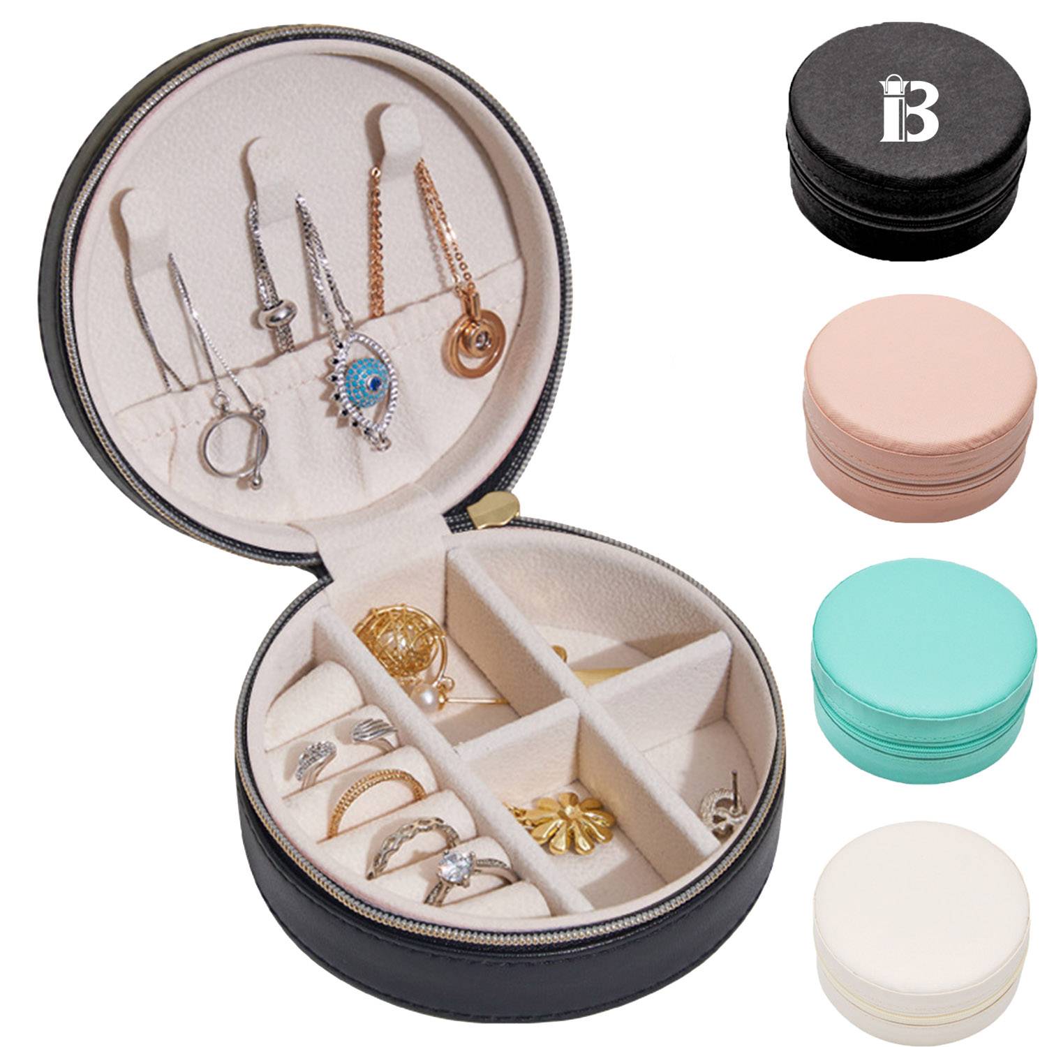 Circular Jewelry box Storage Bag