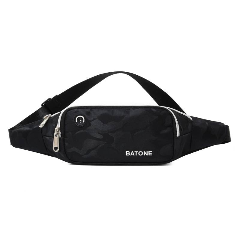 Oxford Sports Fanny Pack Belt Bag With Earphone Port