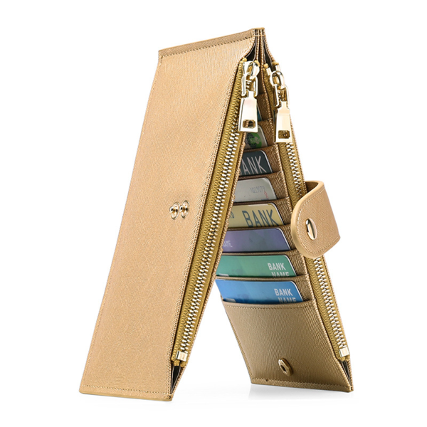 PU Leather Clutches Anti Theft Wallet For Womens