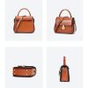 Genuine Leather scalloped portable Cross-body Bag Women
