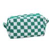 Checkered Makeup Bag