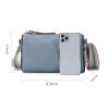 Genuine Leather Square Shoulder Crossbody Bag