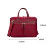 Polyester 15.6 inch handheld crossbody laptop bag