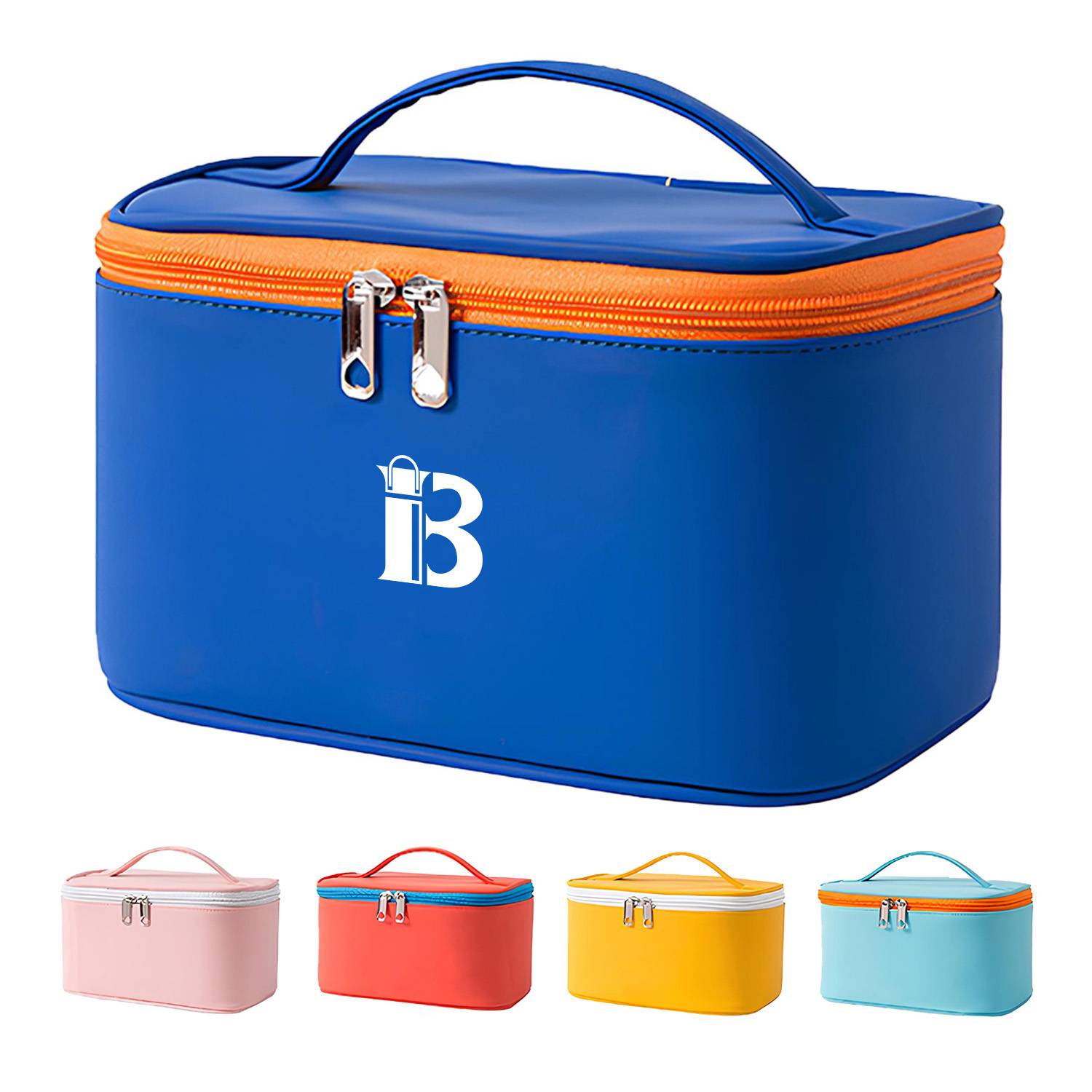 PU Leather Portable Cosmetics Bag