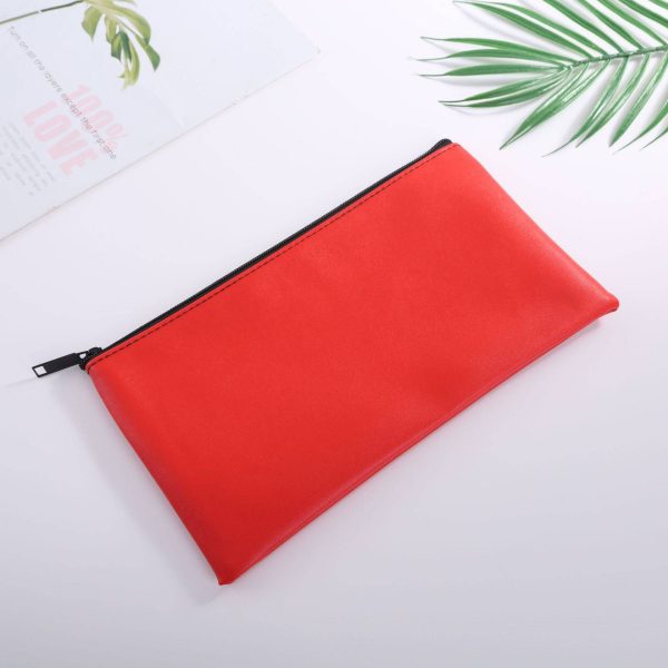 PU Leather Pencil Case Storage Bag