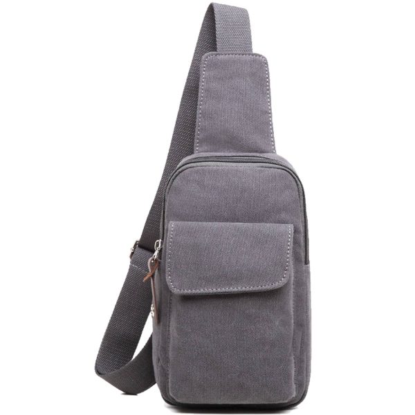 Canvas Crossbody Backpack for Women & Men Chest Bag