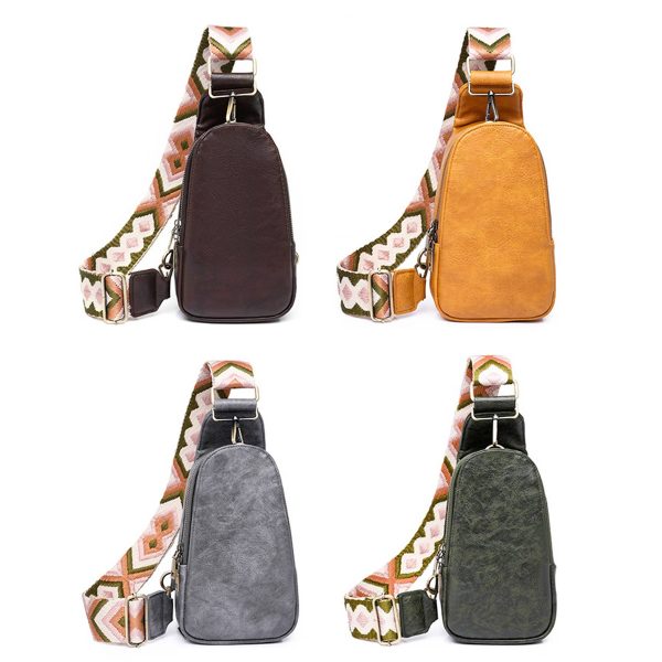 PU Leather Fashion Women's Chest Bag