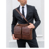 PU Leather Laptop Messenger Bag