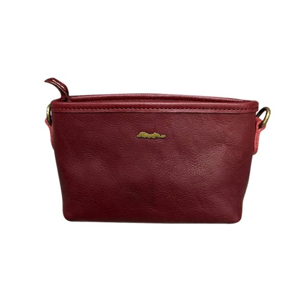 Genuine Leather Single Shoulder Retro Wide Crossbody Bag