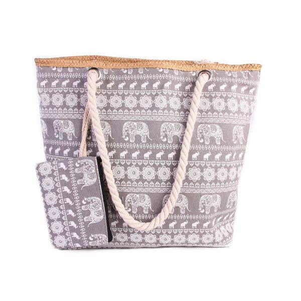 Summer Beach Handbag w/ Wallet