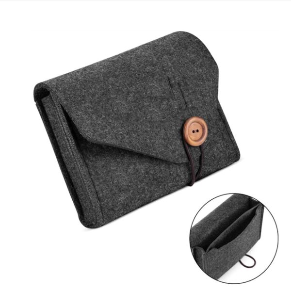 Portable Felt Power Adapter Storage BagProtective Case